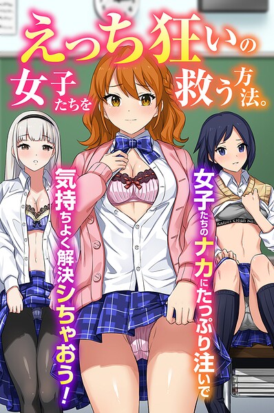 えっち狂いの女子たちを救う方法。女子たちのナカにたっぷり注いで気持ちよく解決シちゃおう！（フルカラーコミック）（単話）｜Soch@×フルカラー 評価