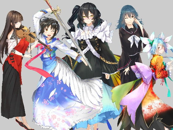 ジークンソフト★萌えキャラ着せ替え7[ファンタジー]