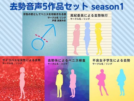 リング★去勢音声5作品セット season1 サークル リング[残虐表現]