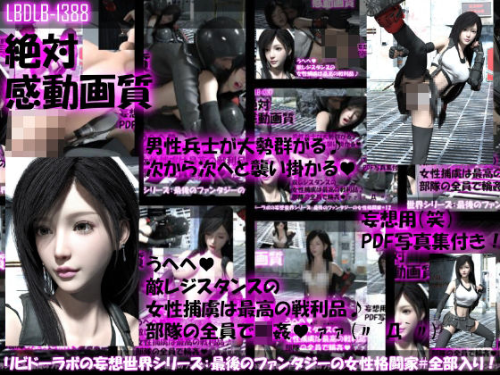 Libido-Labo★【△500●500】リビドーラボの妄想世界シリーズ:最後のファンタジーの女性格闘家（シリーズ12本全部入り総集編！）[3DCG]