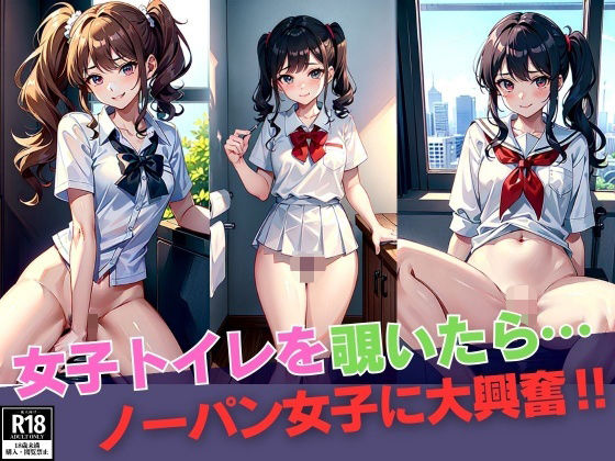 お買い得AIラボ★女子トイレを覗いたら…ノーパン女子に大興奮！[辱め]