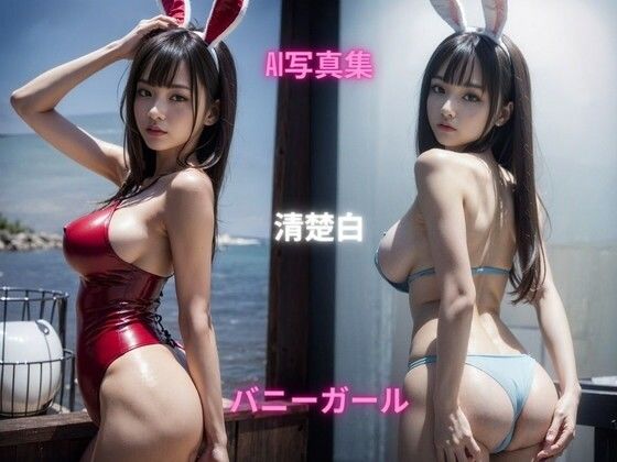 Premium AI Girls★AI写真集 清楚白 SHIRO SEISO バニーガール[ファンタジー]