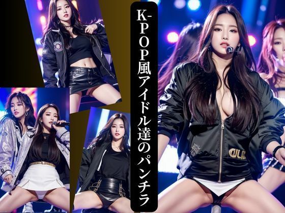 AIプロデューサー★K-POP風アイドル パンチラ[劇画]