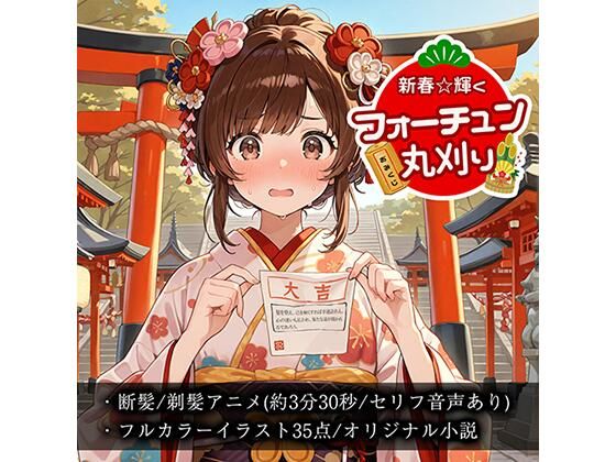 Hair Salon Alocer★【断髪アニメ＋イラスト集＋ライトノベル】新春☆輝くフォーチュン丸刈り[ギャグ・コメディ]