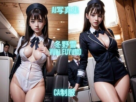 Premium AI Girls★AI写真集 冬野雪 Yuki Fuyuno CA制服[制服]