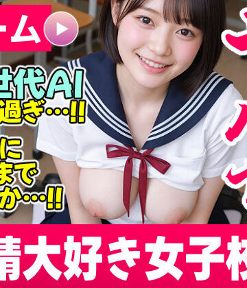 コメットパンチ★【次世代AI】射精大好き女子校生〜射精当番は君だ！絶頂へのカウントダウン！〜【AIヤバい】[動画・アニメーション]