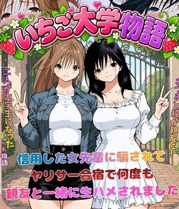 にじのすな★いちご大学物語〜信用した女先輩に騙されて親友と一緒にヤリサー合宿で何度も生ハメされました〜[処女]