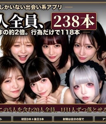 黒海ジュリア★【実写系Hゲーム】ヤリマンしかいない出会い系アプリ2 〜スワイプして即ホテル〜[辱め]